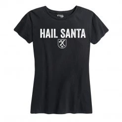 Ohio Women's Hail Santa Tee Christmas