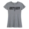Ohio Statement T-Shirts Women's Moral Flexibility Tee