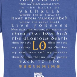 Ohio Women's Viking Valhalla Tee Royal Blue