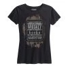 Ohio Women's Books, Whiskey And Ammunition Tee Whisky & Bad Decisions