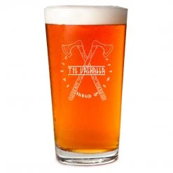 Ohio Til Valhalla Pint Glass Whisky & Bad Decisions