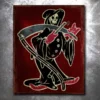PTS VF-35 Grim Reaper Vintage Tin Sign