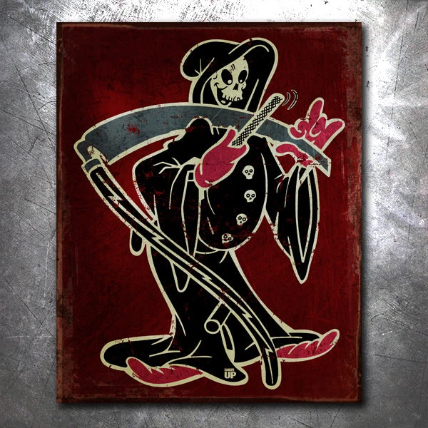 PTS VF-35 Grim Reaper Vintage Tin Sign 3 PTS VF-35 Grim Reaper Vintage Tin Sign