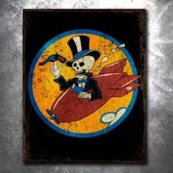 PTS 85th Bomber Squadron Vintage Tin Sign