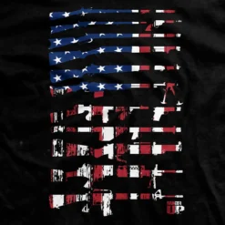Ohio American Firearms Flag T-Shirt Men
