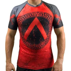 SV Men American Spartan Rash Guard