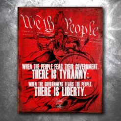 PTS American Spartan Vintage Tin Sign