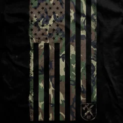 Ohio BDU Camo Flag T-Shirt Men