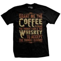 Ohio Black Coffee & Whiskey Prayer T-Shirt