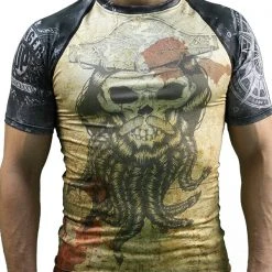 SV Blackbeard Damnation Rash Guard The Black Flag