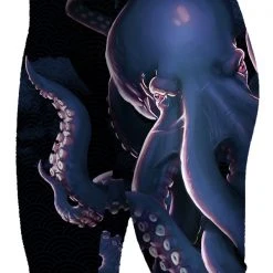 SV Women's Blue Octopus Leggings Featured