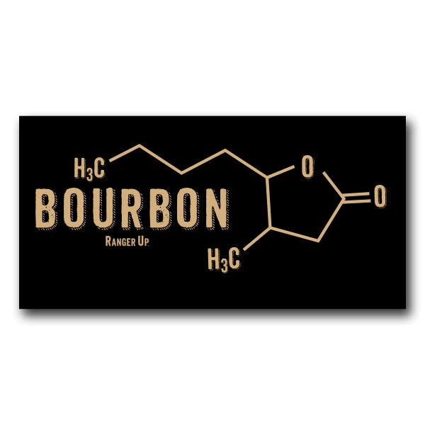 Ohio Bourbon Molecule Sticker 3 Ohio Bourbon Molecule Sticker
