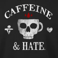 Ohio Caffeine & Hate Skull Mug Hoodie