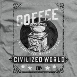 Ohio Civilized Coffee T-Shirt Caffeine & Hate