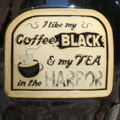 Ohio I Like My Coffee Black And Tea In The Harbor Stoneware Mug