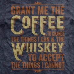 Ohio Coffee & Whiskey Prayer T-Shirt Men