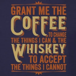 Ohio Men Coffee Whiskey Prayer Hoodie