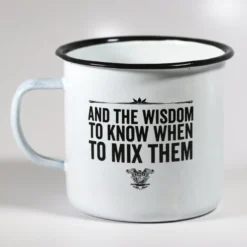 Ohio Coffee Whiskey Prayer Tin Mug Drinkware