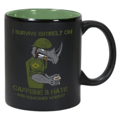 Ohio The Damn Few Caffeine And Hate Coffee Mug