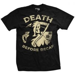 Ohio Death Before Decaf T-Shirt Caffeine & Hate