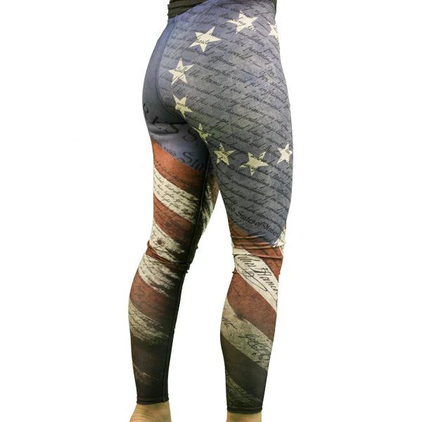 SV Women's Declaration Of Independence Leggings 3 SV Women's Declaration Of Independence Leggings