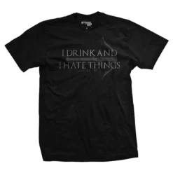 Ohio Men I Drink And I Hate Things T-Shirt