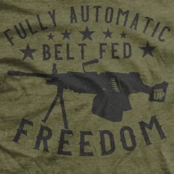 Ohio Men Fully Automatic Belt Fed Freedom T-Shirt