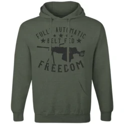Ohio Men Fully Automatic Belt Fed Freedom Hoodie