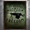 PTS Full Auto Freedom Vintage Tin Sign