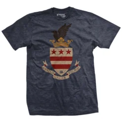 Ohio Men George Washington Coat Of Arms T-Shirt
