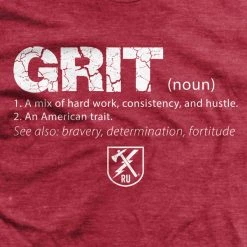 Ohio GRIT Definition T-Shirt Get Fit Or Die