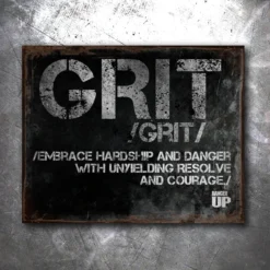 PTS Signs Grit Vintage Tin Sign