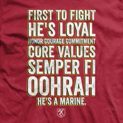 Ohio Veteran He's A Marine T-Shirt