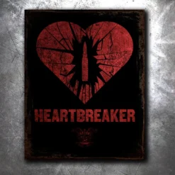 PTS Heartbreaker Vintage Tin Sign Signs