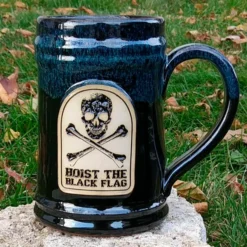 Ohio Hoist The Black Flag Stoneware Mug
