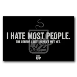 Ohio I Hate Most People Sticker