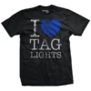 Ohio I Heart Tag Lights T-Shirt