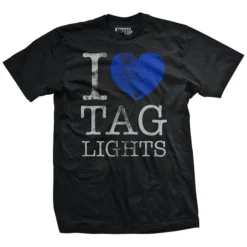 Ohio I Heart Tag Lights T-Shirt