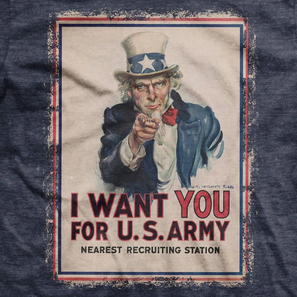 Ohio Uncle Sam I Want You T-Shirt Men 4 Ohio Uncle Sam I Want You T-Shirt Men