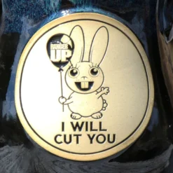 Ohio I Will Cut You - Blue Stoneware Mug