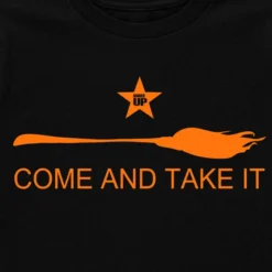 Ohio Kids Halloween - Come And Take It Broom Tee
