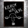 PTS Signs Kilroy Was Here Vintage Tin Sign 2 PTS Signs Kilroy Was Here Vintage Tin Sign