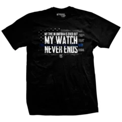 Ohio LEO My Watch Never Ends T-Shirt Men