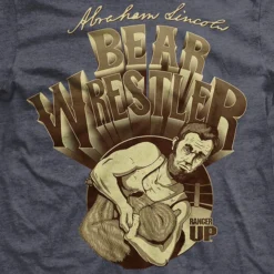 Ohio Lincoln Bear Wrestler T-Shirt Men
