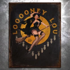 PTS Signs Looooney Lou Vintage Tin Sign