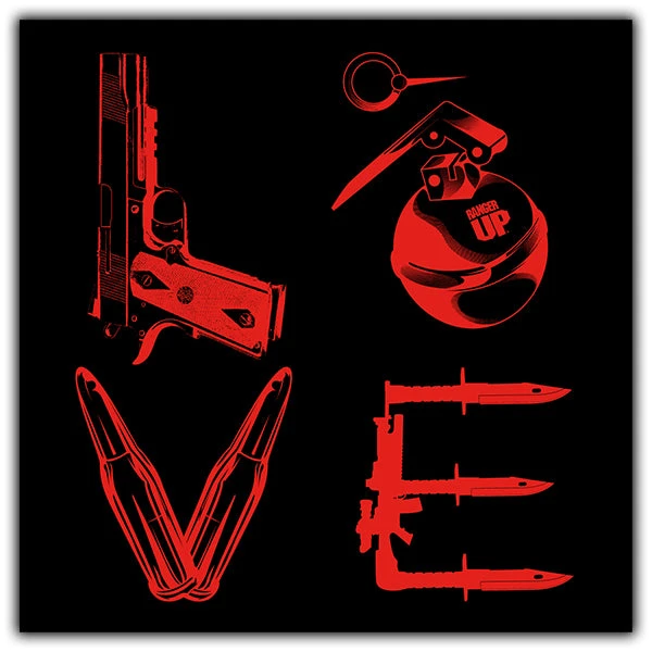 Ohio Valentines Red Love Sticker 3 Ohio Valentines Red Love Sticker