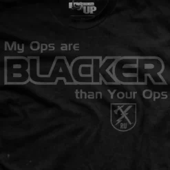 Ohio My Ops Are Blacker T-Shirt Black Men