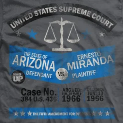 Ohio Miranda V Arizona T-Shirt
