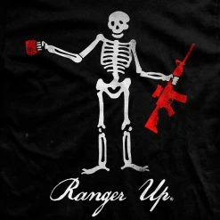 Ohio Modern Pirate Caffeine And Hate T-Shirt The Black Flag