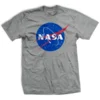Ohio Mens NASA "Meatball" Insignia- Gray - T-Shirt